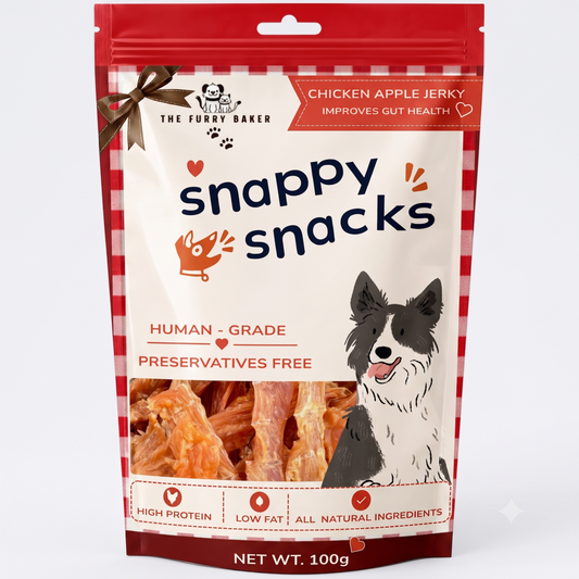 Chicken Jerky With Apple Dog Treats