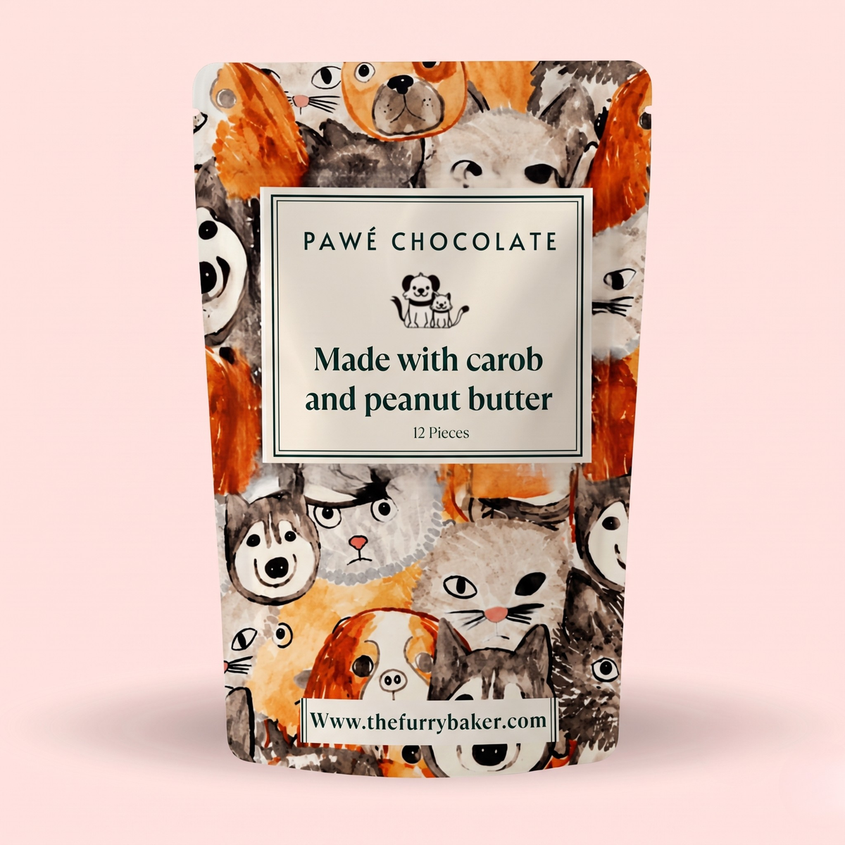 Pawé Chocolate : Carob And Peanut butter