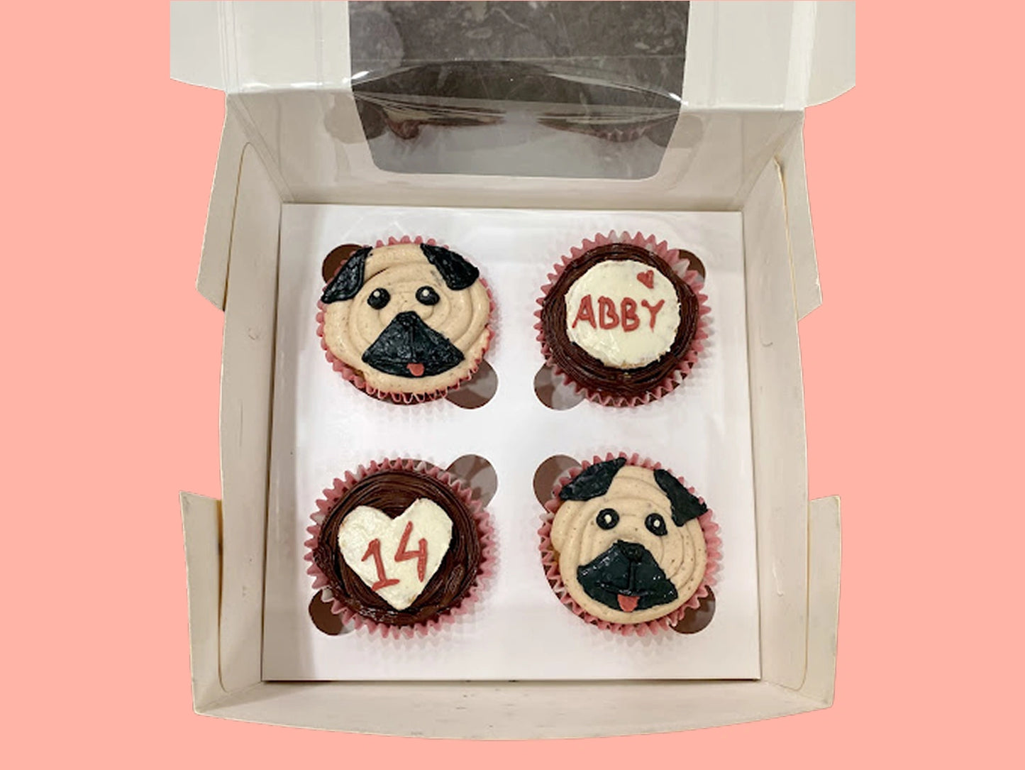 Pug Cupcakes