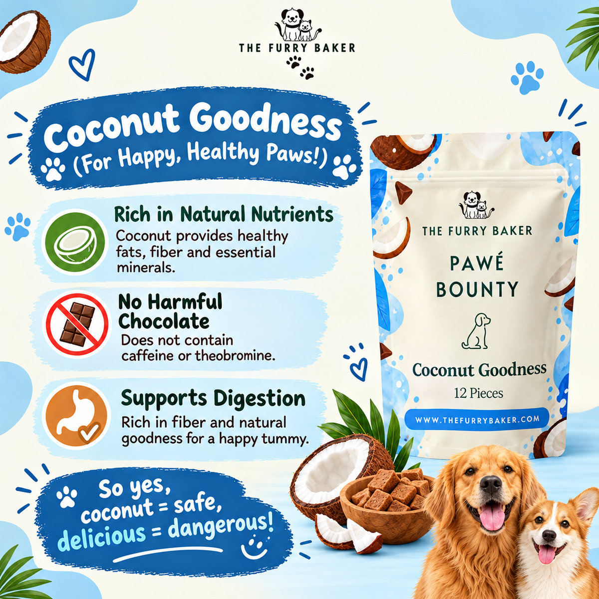 Pawé Bounty : Coconut Goodness