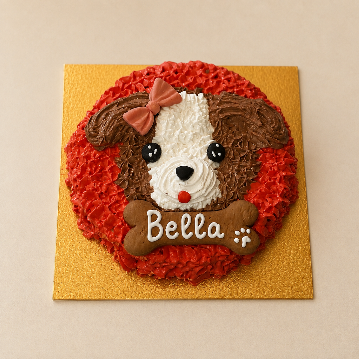 Indie doggo cake