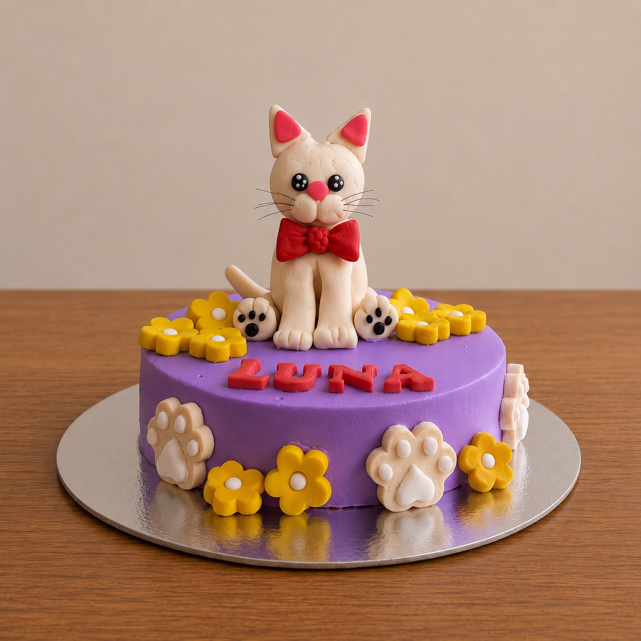 Happy Paws Cat Cake