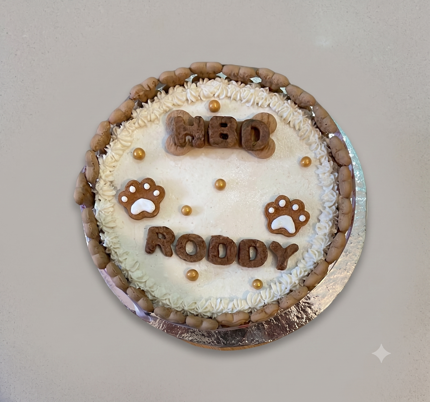 Doggo party cake