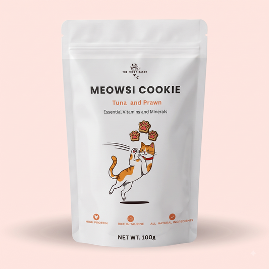 Meowsi Cat Cookies - Tuna & Prawn