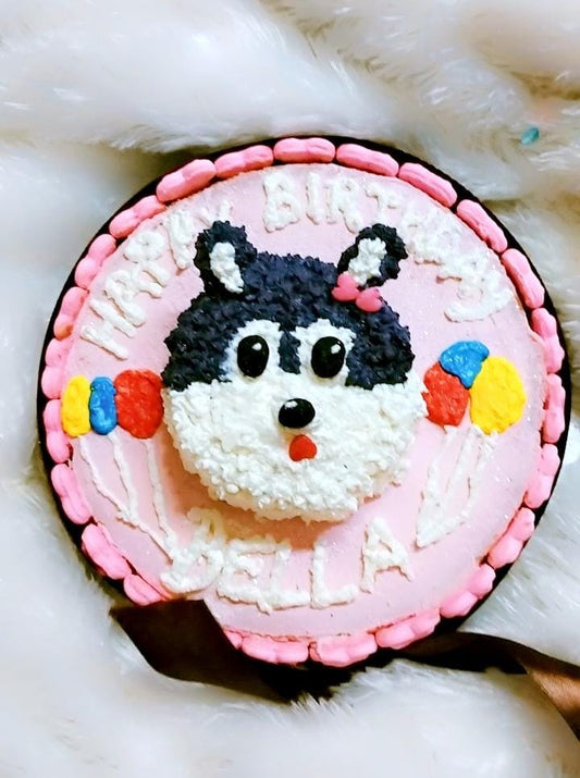 Husky Dog Cake