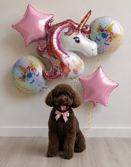 Dreamy Unicorn Foil Balloon Bundle