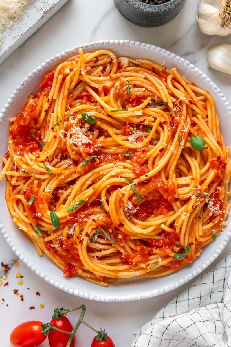 Red Sauce Spaghetti
