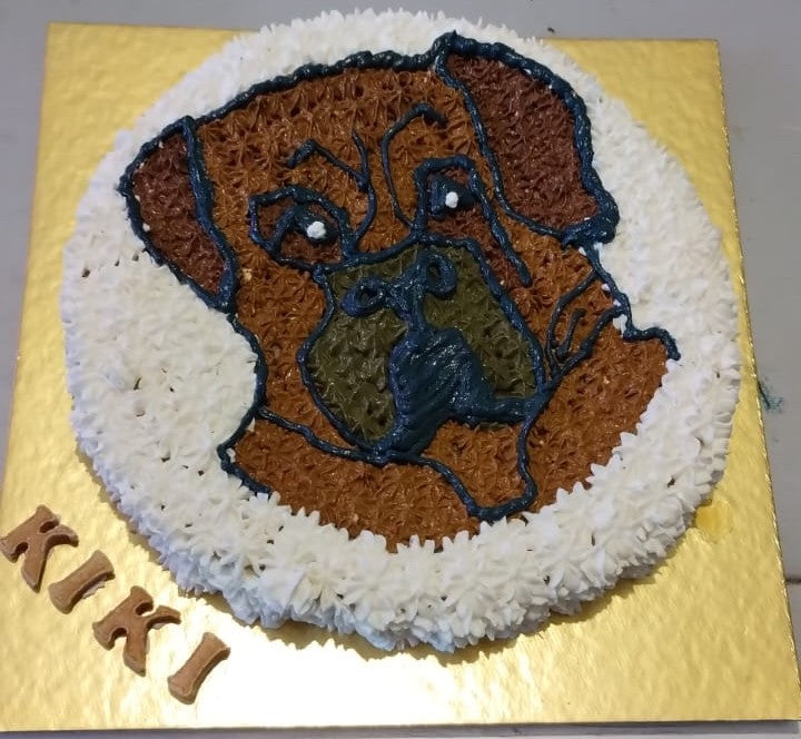 Bullmastiff Cake