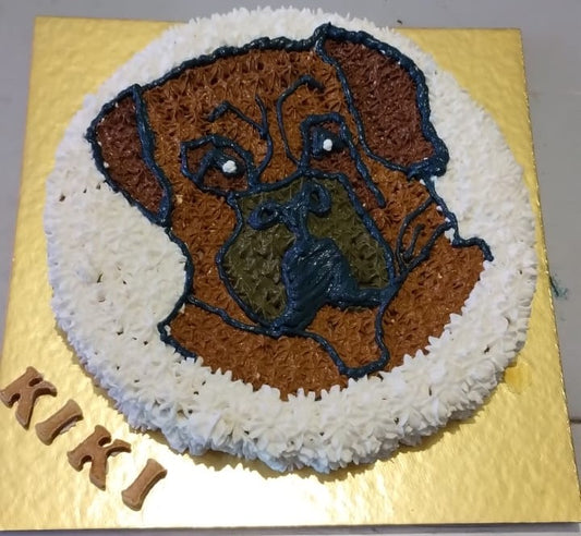 Bullmastiff Cake