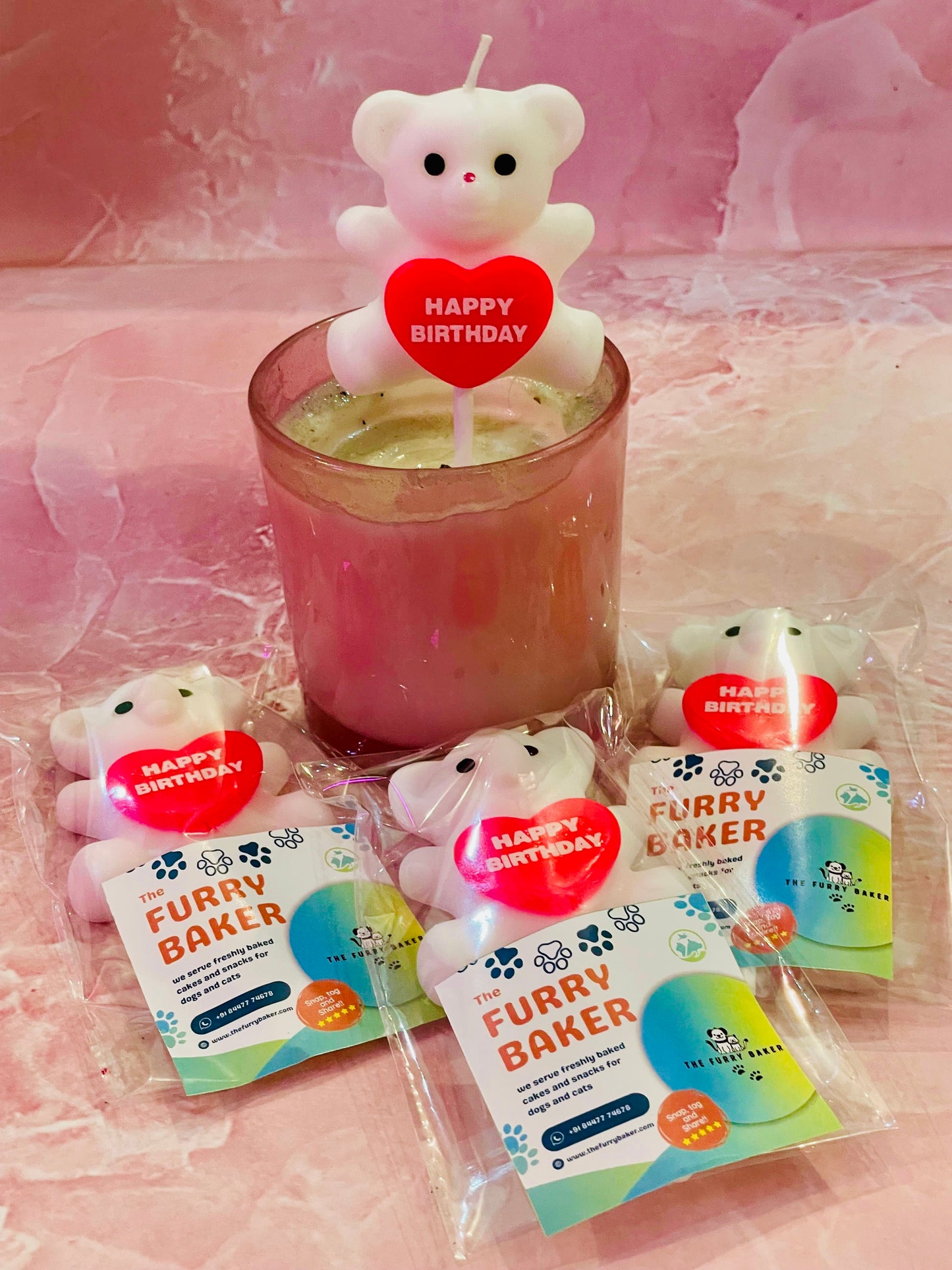 Teddy Candle