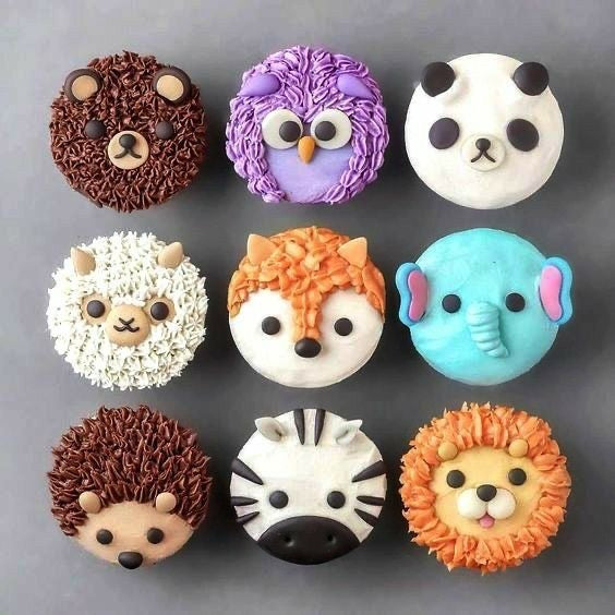 Animal Theme Cupcake
