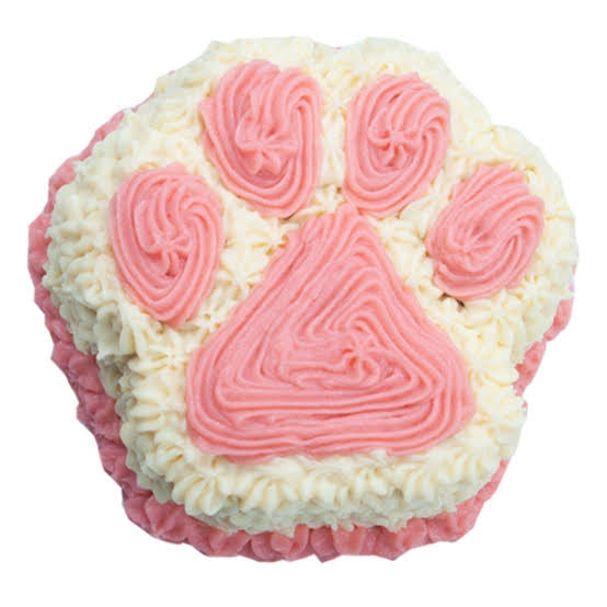 Pink Paw Cake