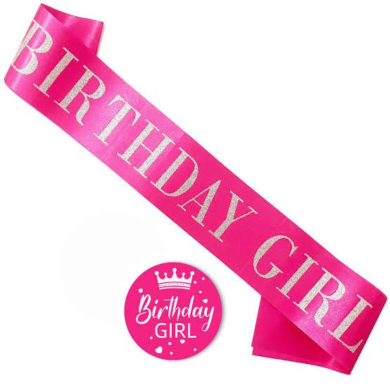 Birthday Sash