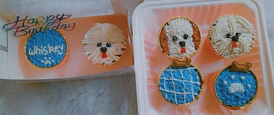 Dogs Cupcake