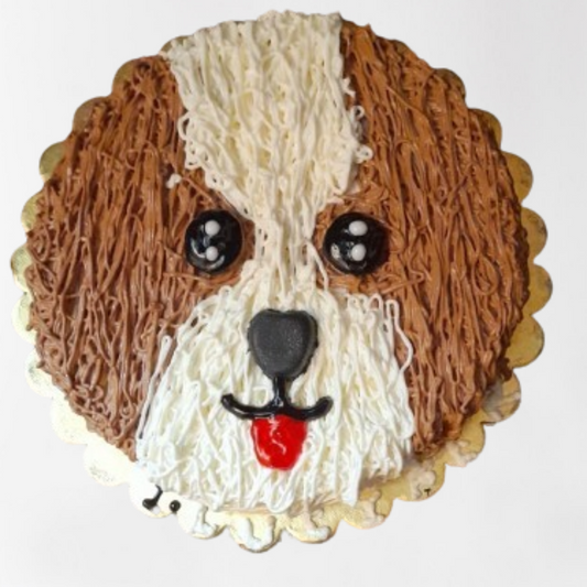 Dog Face Cake